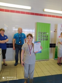 Ученица нашей школы победила в региональном первенстве по плаванию